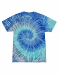 Tie-Dye Youth 5.4 oz. 100% Cotton T-Shirt Blue Jerry