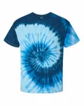 Tie-Dye Youth 5.4 oz. 100% Cotton T-Shirt Blue Ocean