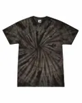Tie-Dye Youth 5.4 oz. 100% Cotton T-Shirt SPIDER BLACK