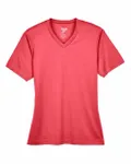 Team 365 Ladies' Sonic Heather Performance T-Shirt Sport Red Heather