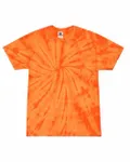 Tie-Dye Youth 5.4 oz. 100% Cotton T-Shirt SPIDER ORANGE