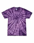 Tie-Dye Youth 5.4 oz. 100% Cotton T-Shirt SPIDER PURPLE