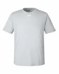 Under Armour Men's Team Tech T-Shirt Mod Grey Light Heather/ White