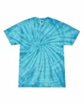 Tie-Dye Youth 5.4 oz. 100% Cotton T-Shirt SPIDER TURQUOISE