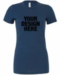 Bella + Canvas Ladies' The Favorite T-Shirt Heather Navy