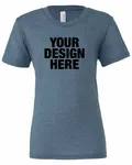 Bella + Canvas Unisex Triblend T-Shirt Denim Triblend