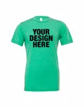 Bella + Canvas Unisex Triblend T-Shirt Green Triblend