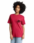 Comfort Colors Adult Heavyweight RS Pocket T-Shirt RED