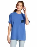 Comfort Colors Adult Heavyweight RS Pocket T-Shirt Neon Blue