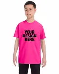Jerzees Youth DRI-POWER ACTIVE T-Shirt Cyber Pink