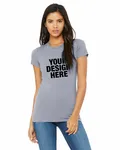 Bella + Canvas Ladies' The Favorite T-Shirt Heather Blue