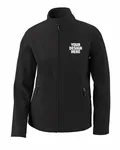 CORE365 Ladies' Cruise Two-Layer Fleece Bonded SoftShell Jacket BLACK