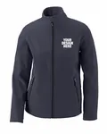CORE365 Ladies' Cruise Two-Layer Fleece Bonded SoftShell Jacket Carbon
