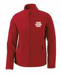 CORE365 Ladies' Cruise Two-Layer Fleece Bonded SoftShell Jacket Classic Red