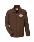 Team 365 Men's Leader Soft Shell Jacket SPORT DARK BROWN