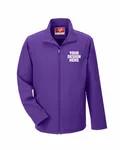Team 365 Men's Leader Soft Shell Jacket SPORT PURPLE