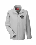 Team 365 Men's Leader Soft Shell Jacket SPORT SILVER