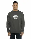 Next Level Apparel Unisex Laguna French Terry Raglan Sweatshirt Heavy Metal