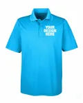 CORE365 Men's Origin Performance Piqu Polo Electric Blue