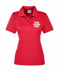 Team 365 Ladies' Zone Performance Polo SPORT RED