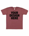 LAT Men's Fine Jersey T-Shirt Sangria Blackout