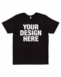 LAT Men's Fine Jersey T-Shirt Blended Black