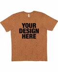 LAT Men's Fine Jersey T-Shirt Brown Leopard