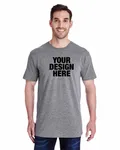 LAT Men's Fine Jersey T-Shirt Granite Heather