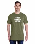 LAT Men's Fine Jersey T-Shirt Vnt Military Grn