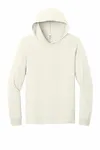 Jerzees Classics Unisex Cotton Long Sleeve Hooded T-Shirt 363LH Sweet Cream Heather