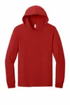 Jerzees Classics Unisex Cotton Long Sleeve Hooded T-Shirt 363LH True Red