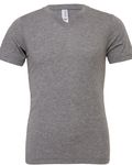 Bella + Canvas Unisex Triblend V-Neck T-Shirt Grey Triblend
