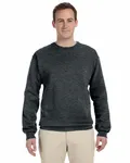 Jerzees Adult NuBlend FleeceCrew Black Heather