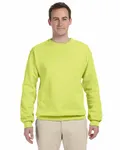Jerzees Adult NuBlend FleeceCrew SAFETY GREEN
