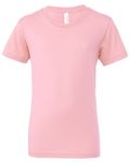 Bella + Canvas Youth Jersey T-Shirt Pink