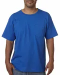Bayside Adult Short-Sleeve T-Shirt with Pocket ROYAL BLUE
