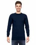 Bayside Adult 6.1 oz., 100% Cotton Long Sleeve T-Shirt Navy