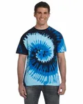 Tie-Dye Youth 5.4 oz. 100% Cotton T-Shirt Blue Ocean