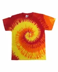 Tie-Dye Youth 5.4 oz. 100% Cotton T-Shirt Blaze