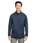Harriton Men's Advantage IL Long-Sleeve Workshirt DARK NAVY