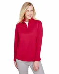 Harriton Ladies' Advantage Snag Protection Plus Quarter-Zip RED