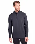 North End Men's JAQ Snap-Up Stretch Performance Pullover Carbon
