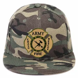 6 Panel Acrylic Fiber Snapback Cap - Custom Patch