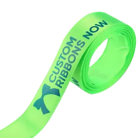 Satin Acetate Ribbon - Custom Patch