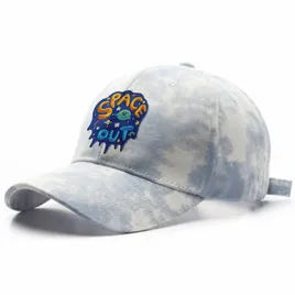Tie-Dye Cotton Baseball Cap - Custom Patch