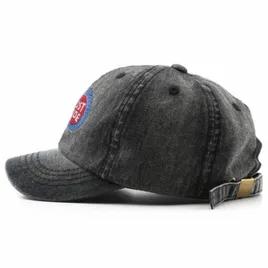 Plain Denim Baseball Cap - Custom Patch