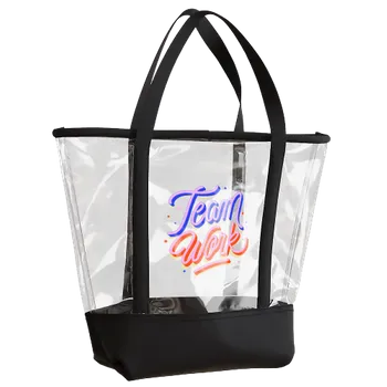 Clear Tote Bags - Custom Patch