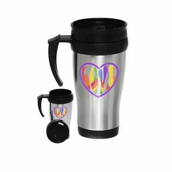 Insulated Travel Mugs - Custom Patch