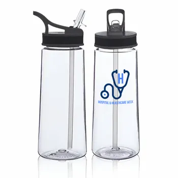 Plastic Water Bottles - Custom Patch