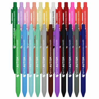 Plastic Ball Pens - Custom Patch